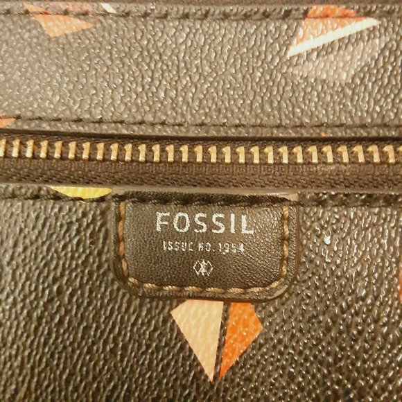 Fossil Crossbody Abstract Triangle Geometric Purse - Picture 2 of 7